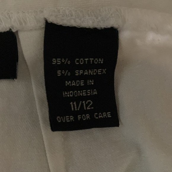 Express White Nautical Button Pants - Picture 7 of 7